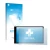 Parte frontal de un envase de producto con el logotipo de la marca upscreen. Al lado se muestra el dispositivo Garmin DriveSma
