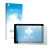 Parte frontal de un envase de producto con el logotipo de la marca upscreen. Al lado se muestra el dispositivo SmallHD 702 Tou