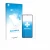 Parte frontal de un envase de producto con el logotipo de la marca upscreen. Al lado se muestra el dispositivo Samsung Galaxy 
