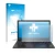 Parte frontal de un envase de producto con el logotipo de la marca upscreen. Al lado se muestra el dispositivo Lenovo ThinkPad