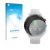 Parte frontal de un envase de producto con el logotipo de la marca upscreen. Al lado se muestra el dispositivo Garmin Approach