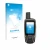 Parte frontal de un envase de producto con el logotipo de la marca upscreen. Al lado se muestra el dispositivo Garmin GPSMAP 6