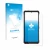 Parte frontal de un envase de producto con el logotipo de la marca upscreen. Al lado se muestra el dispositivo Ulefone Armor 1