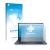Parte frontal de un envase de producto con el logotipo de la marca upscreen. Al lado se muestra el dispositivo HP Elite Dragon