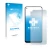 Parte frontal de un envase de producto con el logotipo de la marca upscreen. Al lado se muestra el dispositivo realme 8 Pro co