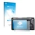 Parte frontal de un envase de producto con el logotipo de la marca upscreen. Al lado se muestra el dispositivo Ricoh GR IIIx c
