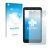 Parte frontal de un envase de producto con el logotipo de la marca upscreen. Al lado se muestra el dispositivo ZTE Blade L9 co