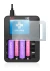Imagen del dispositivo ISDT C4 Evo con una amplia variedad de protectores de pantalla.