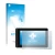 Parte frontal de un envase de producto con el logotipo de la marca upscreen. Al lado se muestra el dispositivo Huion Kamvas 12