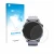 Parte frontal de un envase de producto con el logotipo de la marca upscreen. Al lado se muestra el dispositivo Garmin Fenix 7S