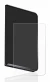 Imagen del dispositivo Ledger Stax crypto wallet con una amplia variedad de protectores de pantalla.