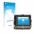 Parte frontal de un envase de producto con el logotipo de la marca upscreen. Al lado se muestra el dispositivo Shearwater Petr