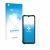 Parte frontal de un envase de producto con el logotipo de la marca upscreen. Al lado se muestra el dispositivo Oukitel WP28 co