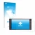 Parte frontal de un envase de producto con el logotipo de la marca upscreen. Al lado se muestra el dispositivo Portkeys PT6 co