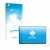 Parte frontal de un envase de producto con el logotipo de la marca upscreen. Al lado se muestra el dispositivo Bigtreetech Bam