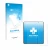 Parte frontal de un envase de producto con el logotipo de la marca upscreen. Al lado se muestra el dispositivo Honor Magic V3 
