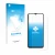 Parte frontal de un envase de producto con el logotipo de la marca upscreen. Al lado se muestra el dispositivo Blackview Wave 