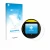 Parte frontal de un envase de producto con el logotipo de la marca upscreen. Al lado se muestra el dispositivo Nayax Onyx con 