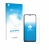 Parte frontal de un envase de producto con el logotipo de la marca upscreen. Al lado se muestra el dispositivo Doogee Note 59 
