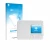 Parte frontal de un envase de producto con el logotipo de la marca upscreen. Al lado se muestra el dispositivo Canon Selphy CP