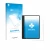 Parte frontal de un envase de producto con el logotipo de la marca upscreen. Al lado se muestra el dispositivo TCL Note A1 con