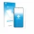 Parte frontal de un envase de producto con el logotipo de la marca upscreen. Al lado se muestra el dispositivo Samsung Galaxy 