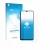 Parte frontal de un envase de producto con el logotipo de la marca upscreen. Al lado se muestra el dispositivo Huawei Nova Y63