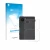 Parte frontal de un envase de producto con el logotipo de la marca upscreen. Al lado se muestra el dispositivo Light Phone 3 (