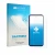 Parte frontal de un envase de producto con el logotipo de la marca upscreen. Al lado se muestra el dispositivo Fairphone 6 Plu