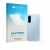 Parte frontal de un envase de producto con el logotipo de la marca upscreen. Al lado se muestra el dispositivo Samsung Galaxy 