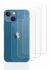 Imagen del dispositivo Apple iPhone 13 mini (Trasero) con una amplia variedad de protectores de pantalla.