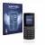 Parte frontal de un envase de producto con el logotipo de la marca Savvies. Al lado se muestra el dispositivo Nokia 110 (2023)