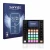 Parte frontal de un envase de producto con el logotipo de la marca Savvies. Al lado se muestra el dispositivo Wolfmix W1 con s