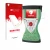 Parte frontal de un envase de producto con el logotipo de la marca upscreen. Al lado se muestra el dispositivo Leica Viva Cont