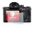 Imagen del dispositivo Sony Alpha 7R II con una amplia variedad de protectores de pantalla.