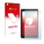 Parte frontal de un envase de producto con el logotipo de la marca upscreen. Al lado se muestra el dispositivo Dell Venue 8 Pr