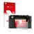Parte frontal de un envase de producto con el logotipo de la marca upscreen. Al lado se muestra el dispositivo Leica M (Typ 26