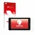 Parte frontal de un envase de producto con el logotipo de la marca upscreen. Al lado se muestra el dispositivo Raspberry Pi To