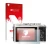 Parte frontal de un envase de producto con el logotipo de la marca upscreen. Al lado se muestra el dispositivo Olympus PEN E-P