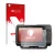 Parte frontal de un envase de producto con el logotipo de la marca upscreen. Al lado se muestra el dispositivo Garmin Striker 