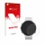 Parte frontal de un envase de producto con el logotipo de la marca upscreen. Al lado se muestra el dispositivo Garmin Swim 2 c