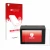 Parte frontal de un envase de producto con el logotipo de la marca upscreen. Al lado se muestra el dispositivo Akaso V50 Elite