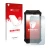 Parte frontal de un envase de producto con el logotipo de la marca upscreen. Al lado se muestra el dispositivo SkyCaddie SX500