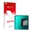 Parte frontal de un envase de producto con el logotipo de la marca upscreen. Al lado se muestra el dispositivo Xiaomi Redmi No