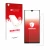 Parte frontal de un envase de producto con el logotipo de la marca upscreen. Al lado se muestra el dispositivo Cubot P40 con s