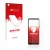 Parte frontal de un envase de producto con el logotipo de la marca upscreen. Al lado se muestra el dispositivo Sony Xperia 5 I
