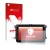 Parte frontal de un envase de producto con el logotipo de la marca upscreen. Al lado se muestra el dispositivo Isudar T72 8" c