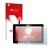 Parte frontal de un envase de producto con el logotipo de la marca upscreen. Al lado se muestra el dispositivo Portkeys BM5 WR