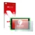 Parte frontal de un envase de producto con el logotipo de la marca upscreen. Al lado se muestra el dispositivo MEDION Lifetab 
