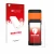 Parte frontal de un envase de producto con el logotipo de la marca upscreen. Al lado se muestra el dispositivo Sunmi V2s con s